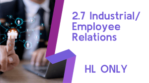 2.7 Industrial relations  HL   (1)