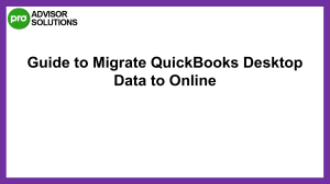 A Quick Guide to Migrate QuickBooks Desktop Data to Online