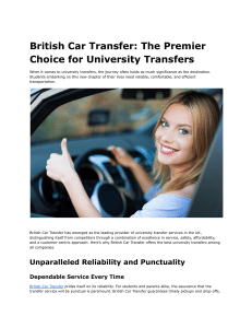 British Car Transfer