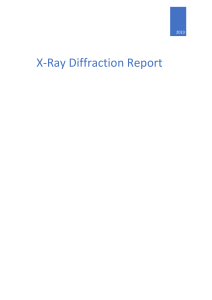 XRD report