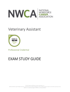 NWCA Study Guide VET 1 060117