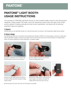 Pantone-Light-Booth-Usage-Instructions