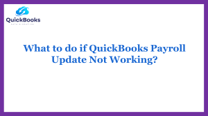 QuickBooks Payroll Update Not Working: Effective Solutions to Common Issues
