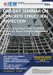 D  internet myiemorgmy Intranet assets doc alldoc document 28455 One Day Seminar on Concrete Structural Inspection   with CPD