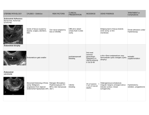 Uterine Pathology- spreadsheet - Sheet1