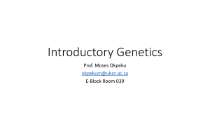 1. Introductory Genetics (2)