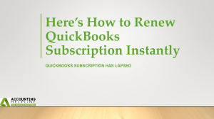 What to do if QuickBooks Subscription Has Lapsed