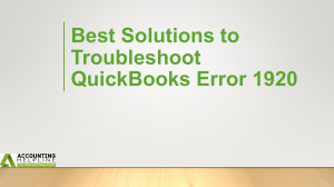 What to do if QuickBooks Database Server Manager stopped