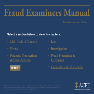  - Fraud Examiners Manual - International Edition 2014