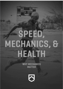 ALTIS - Speed Mechanics and Health
