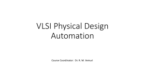 0 - VLSI Physical Design Automation Lectures Complete