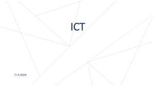 ICT Overview: Communication, Technology, and Computers