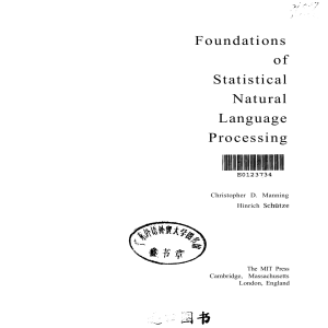 Foundations of Statistical Natural Language Processing - Christopher D. Manning