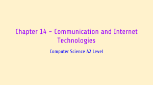 9618 Computer Science Chapter 14
