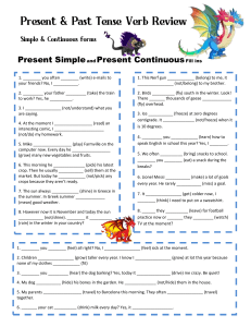 present-and-past-simple-tenses-with-key 36505 (1)