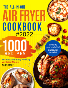 Air Fryer Cookbook  The ALL-In-ONE by Sage Cooke