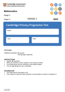 maths stage 3 2022 paper 2