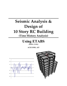 Seismic Analysis and Design of 10 Story