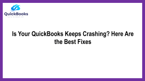 QuickBooks Keeps Crashing: Common Causes and Fixes