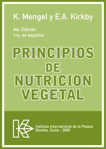 PRINCIPIOS DE NUTRICIÓN VEGETAL
