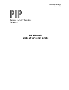 PIP-STF 05530 - Grating Details