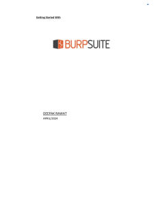 Burpsuite Notes For Beginners