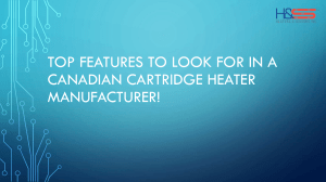 How to Choose the Best Cartridge Heater Manufacturer in Canada