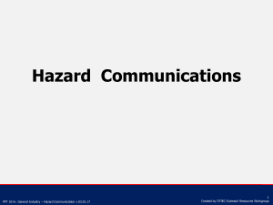 Hazard Communications PPT 