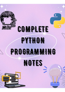 Python-Handwritten-Notes-StayLearner