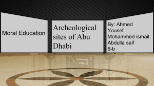  Abu Dhabi historical sites in a virtual museum