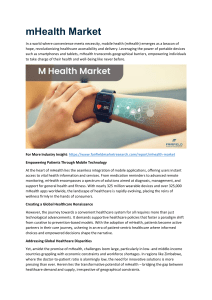 Mhealth Market Growing Rapidly with Recent Trends, Development, Revenue, Forecast to 2030