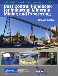 Dust Control Handbook for Industrial Mineral Mining and Processing