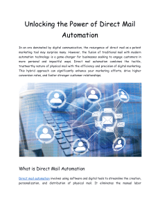 Unlocking the Power of Direct Mail Automation (1)