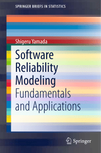 [Shigeru Yamada (auth.)] Software Reliability Modeling