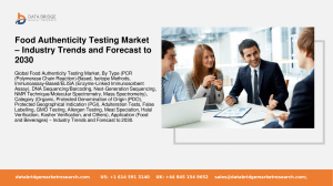 Global Food Authenticity Testing Market 