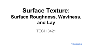 3421 Surface Finish