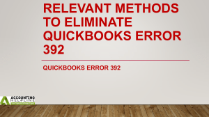 Must follow steps for ending Error 392 While Installing QuickBooks