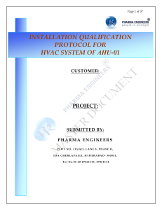 pdfcoffee.com 72-installation-qualification-protocol-for-air-handling-unit-pdf-free