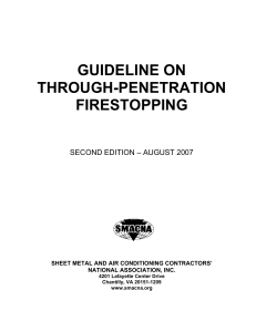 SMACNA - Guideline on through penetration firestopping-2007