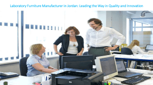 Laboratory Furniture Manufacturer in Jordan-Leading the Way in Quality and Innovation