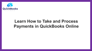 Take and Process Payments in QuickBooks: Comprehensive Tutorial
