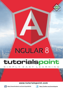 angular8 tutorial