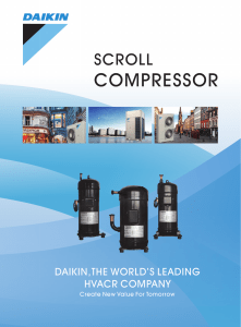 Daikin Scroll Compressors 2017-2018