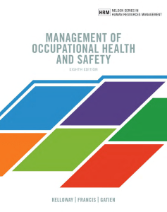 OHS Book  Management of Occupational Health and Safety compressed2