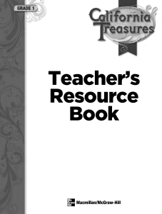 Treasures Resource Book