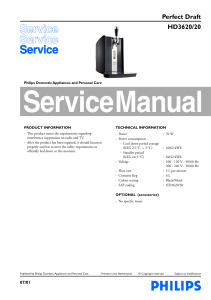 PHILIPS-HD3620  Service Manual