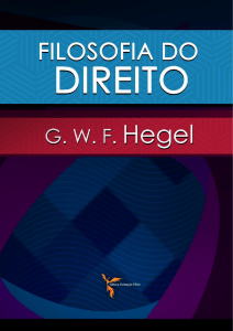 Obra Filosofia do Direito - Hegel - Final II