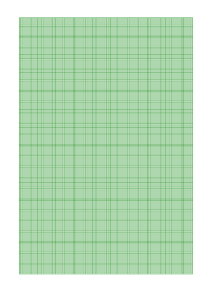 Graph paper mm green A4