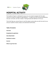 Hospital Activity Application Guide