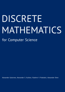 Discrete Mathematics for Computer Science (Alexander Golovnev, Alexander S. Kulikov etc.) (Z-Library)